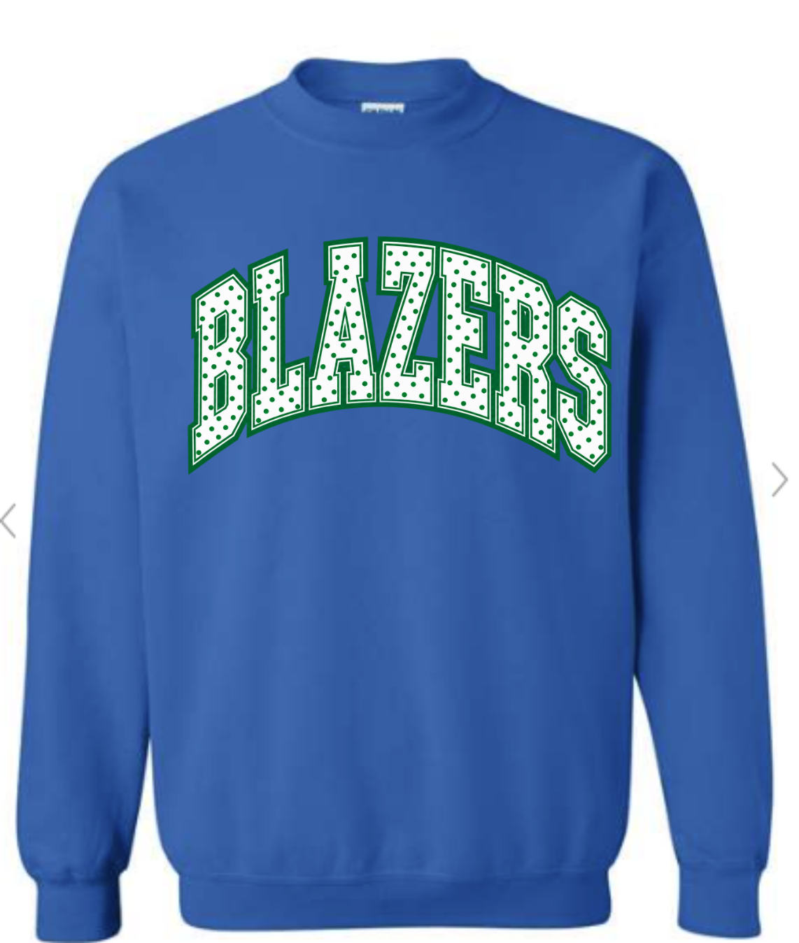 Blazers Polka Dot Logo Sweatshirt
