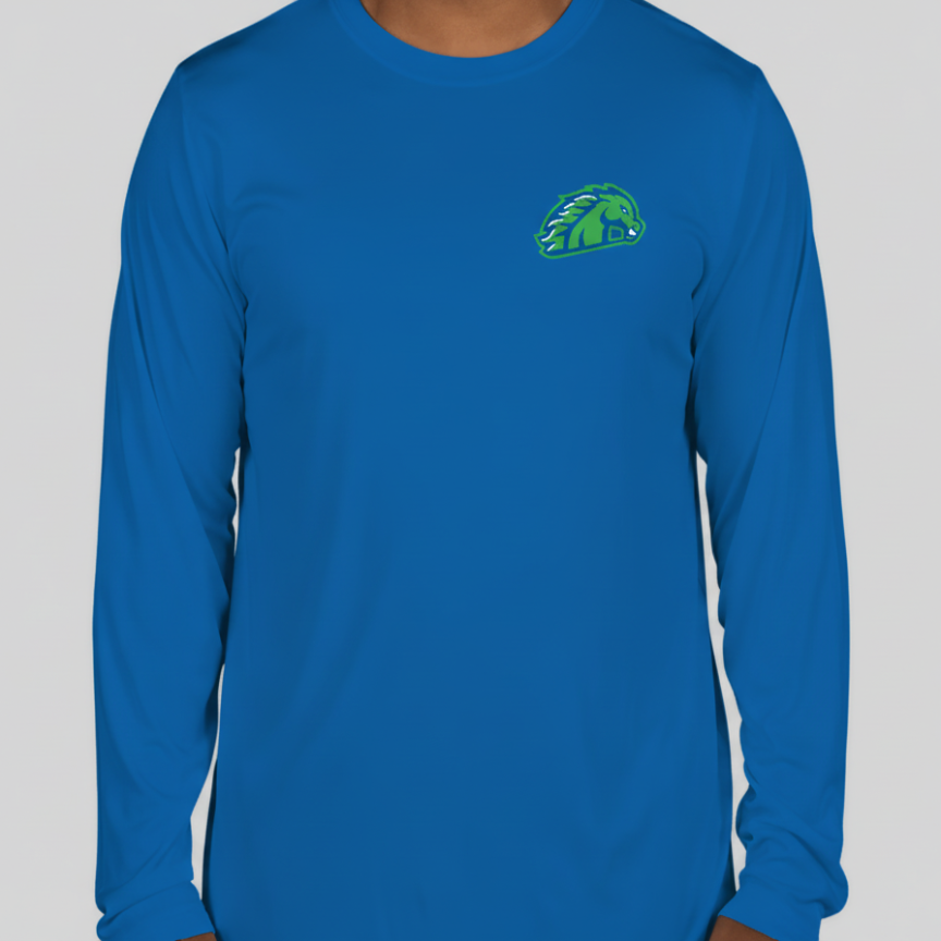 Dri Fit Shirt (SMALL Logo, Short or Long Sleeve)