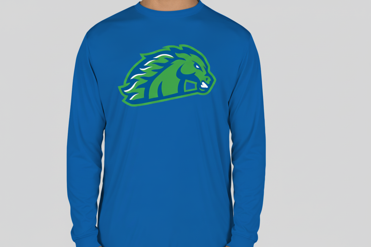 Dri Fit Shirt (LARGE Logo, Short or Long Sleeve)