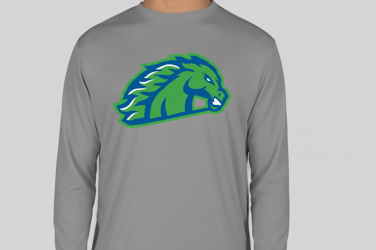 Dri Fit Shirt (LARGE Logo, Short or Long Sleeve)