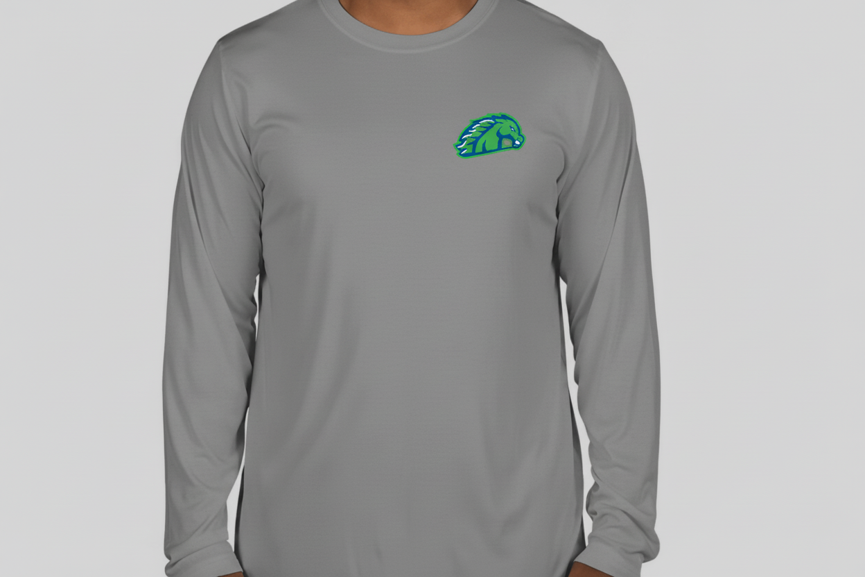 Dri Fit Shirt (SMALL Logo, Short or Long Sleeve)