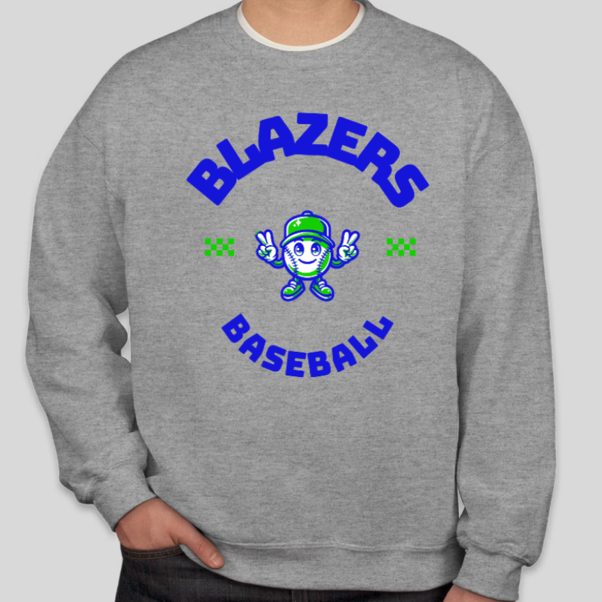 Blazers Baseball w/ Mini Ball Sweatshirt