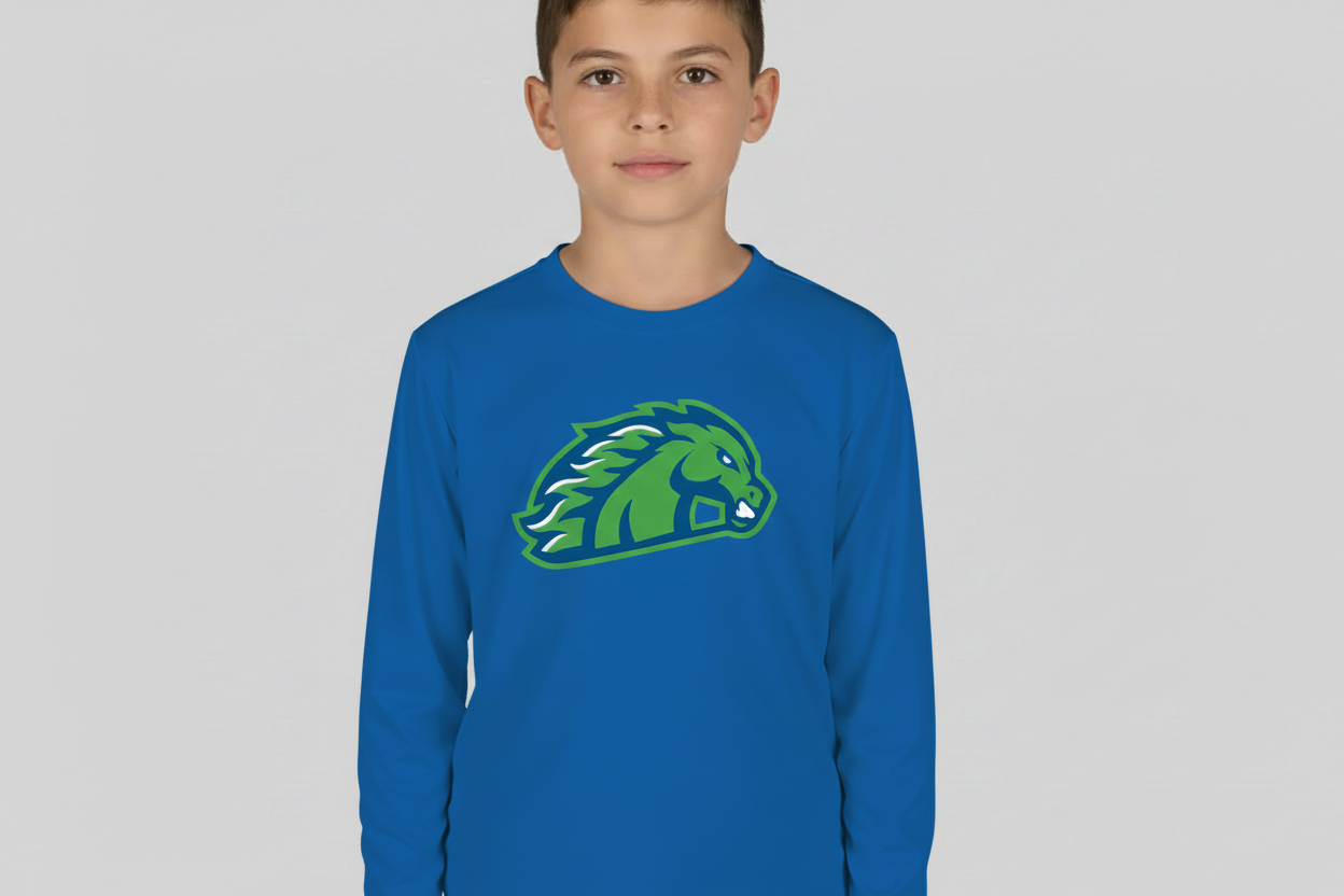 Dri Fit Shirt (LARGE Logo, Short or Long Sleeve)