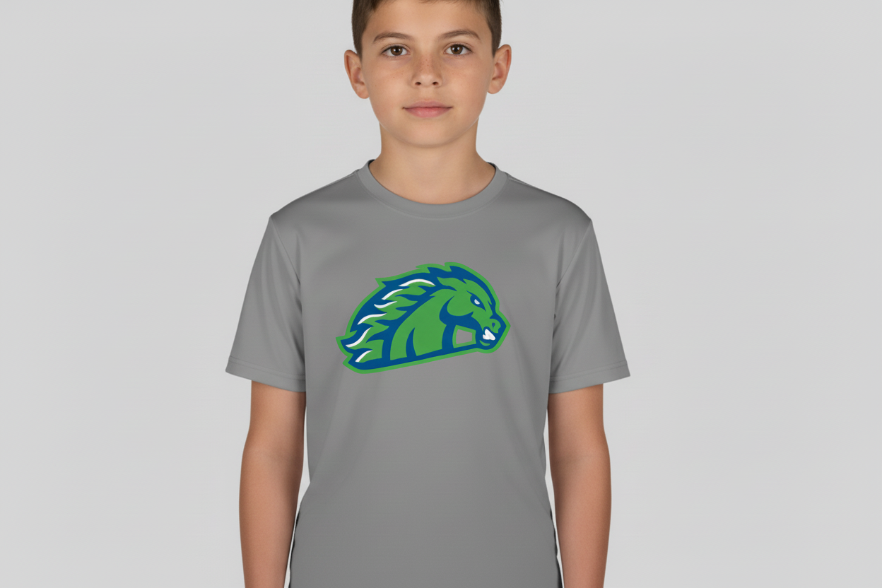 Dri Fit Shirt (LARGE Logo, Short or Long Sleeve)