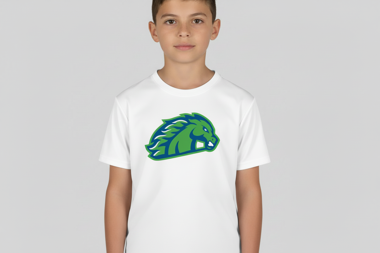 Dri Fit Shirt (LARGE Logo, Short or Long Sleeve)